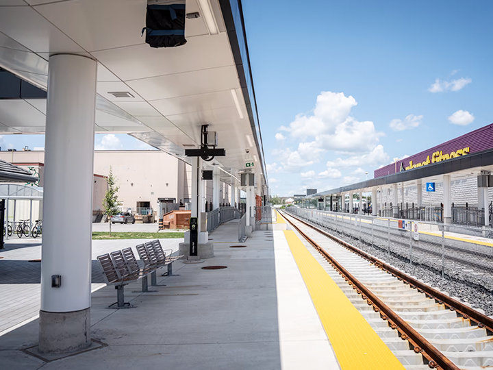 Upgraded platform at Agincourt and Milliken GO Stations